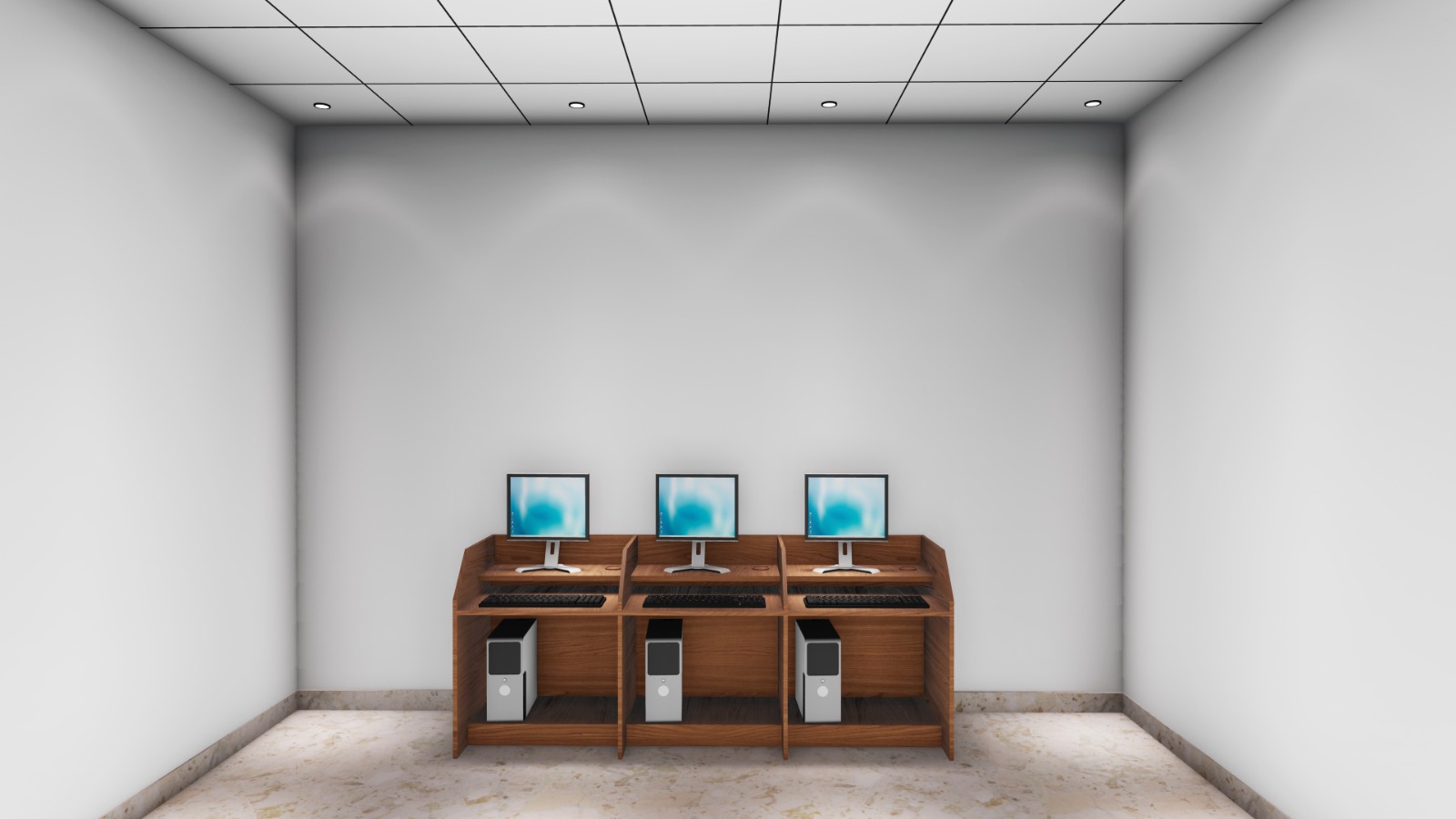 3D CAD Visualization of Corporate Executive Office Suite