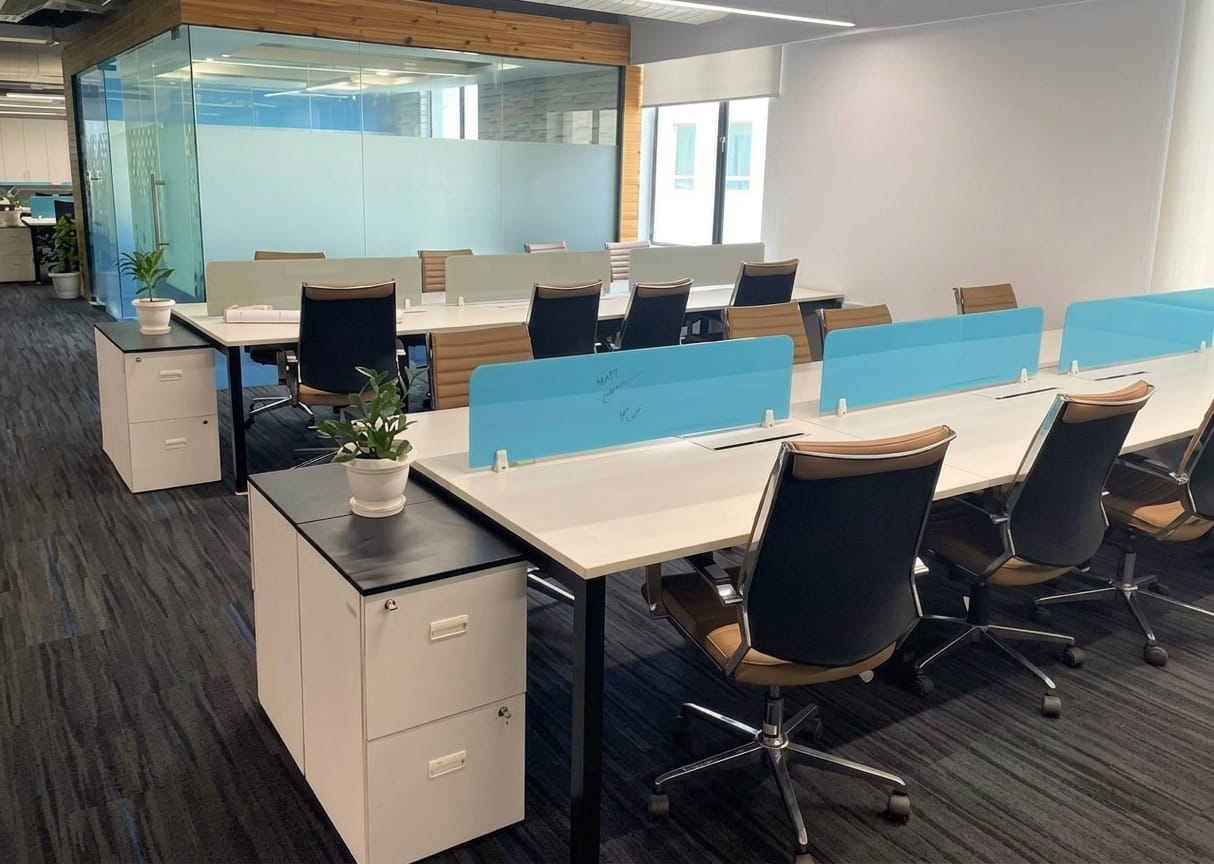 Software Company Modular Workstation - 2, 4, 6 seater IT workstations